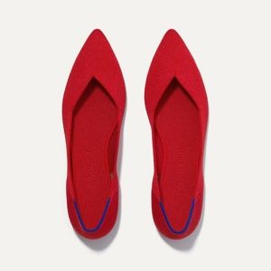 Rothy’s The Point - Bright Red - Size 5.5